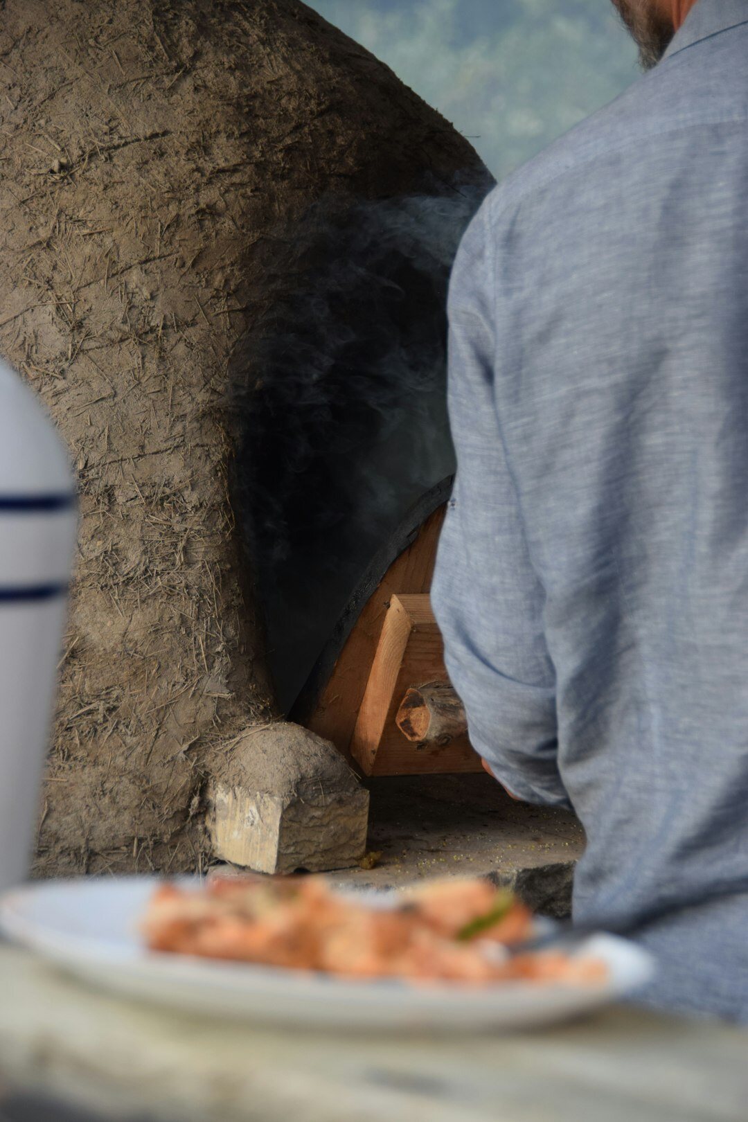 baking bread in oven