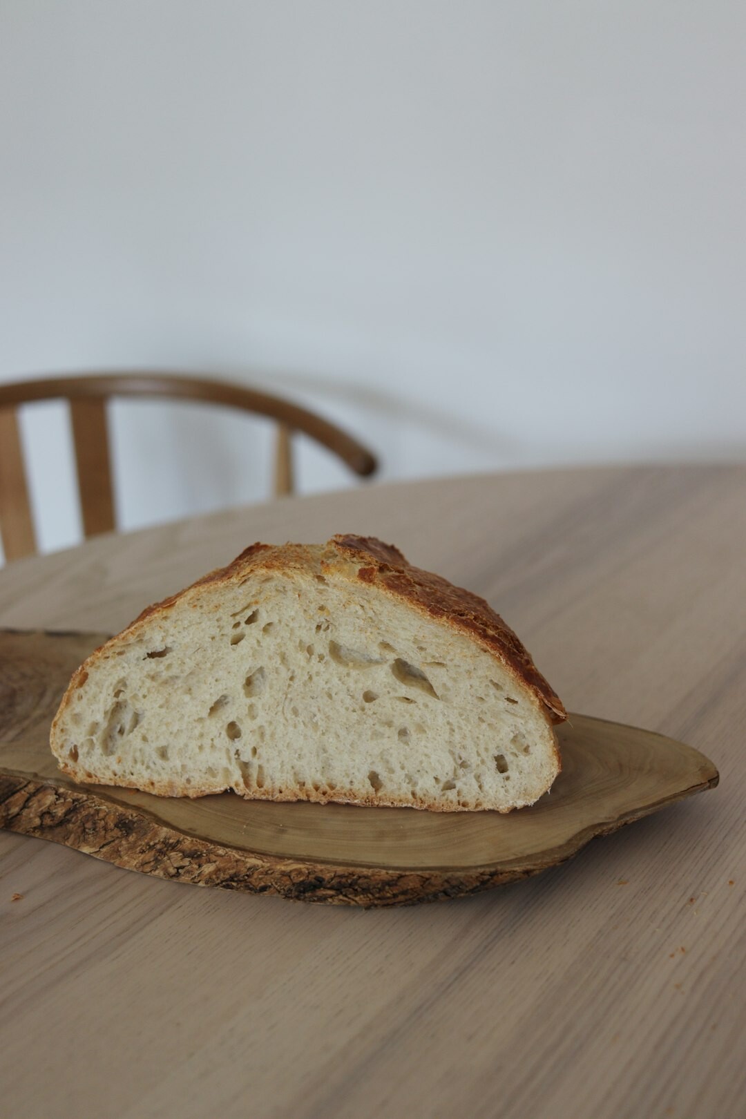 bread dough on table