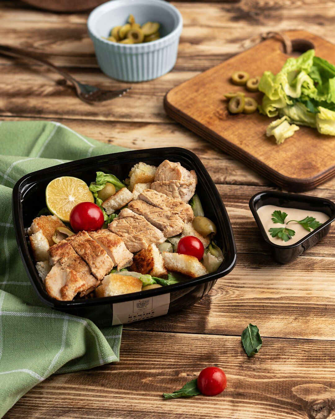 grilled chicken salad plate